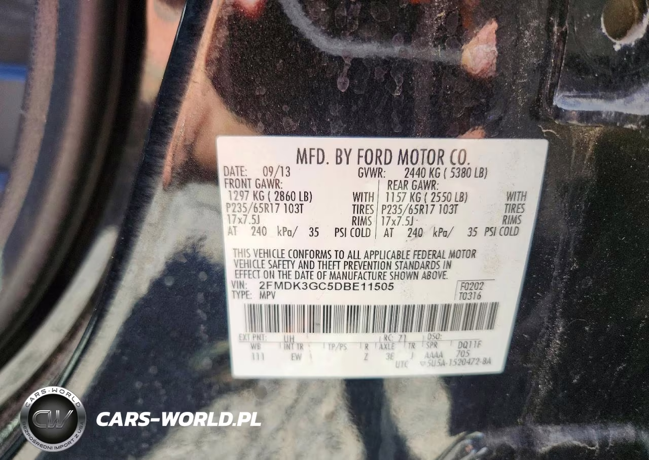 2013 Ford Edge Se VIN:2FMDK3GC5DBE11505 - 13
