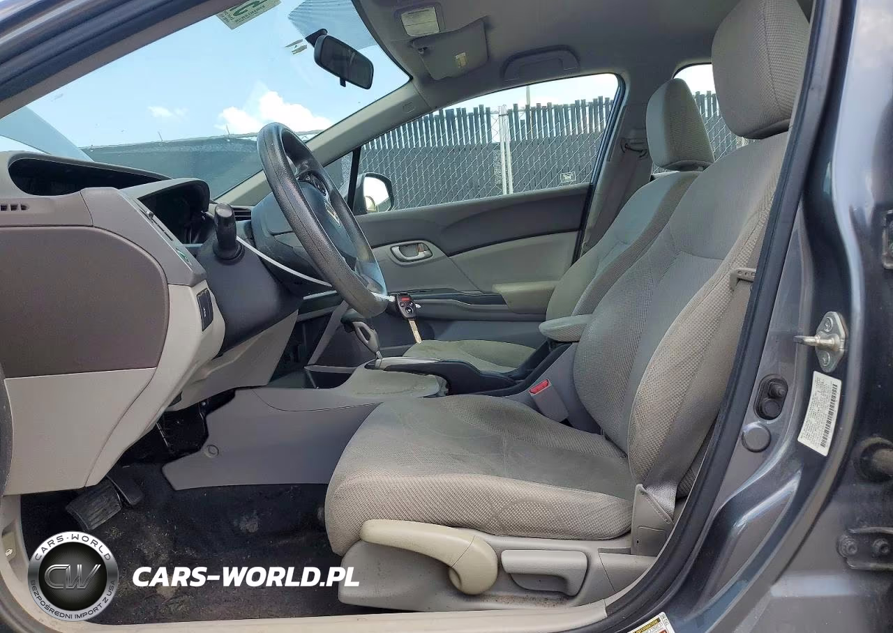 2012 Honda Civic Lx VIN:2HGFB2F50CH315398 - 7
