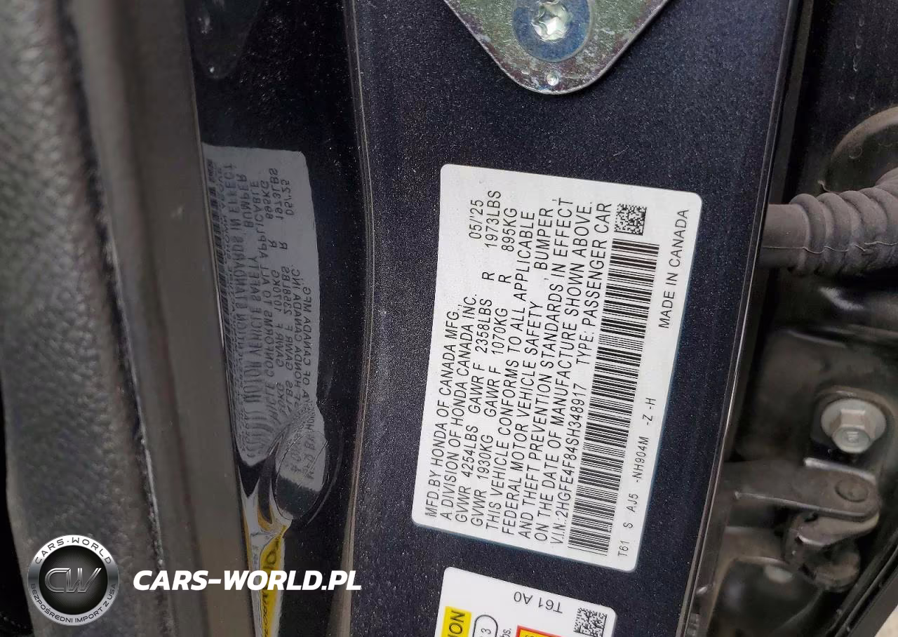 2025 Honda Civic Sport VIN:2HGFE4F84SH348917 - 12