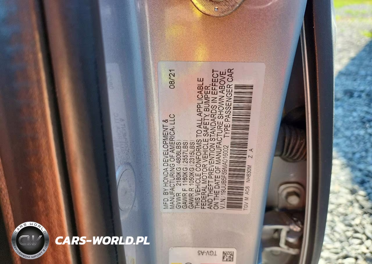 2021 Acura Tlx Tech A VIN:19UUB5F59MA016002 - 13