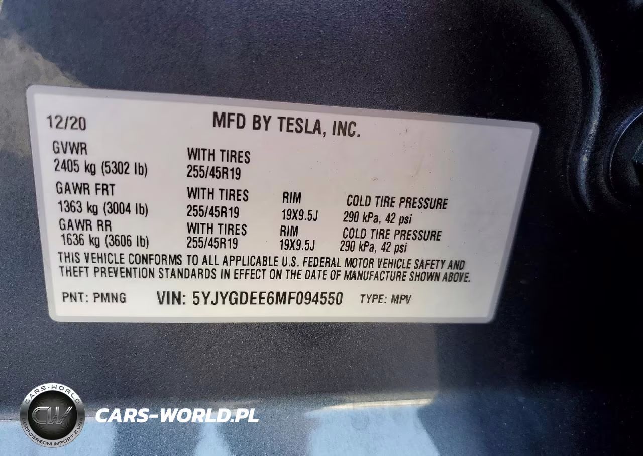 2021 Tesla Model Y VIN:5YJYGDEE6MF094550 - 13