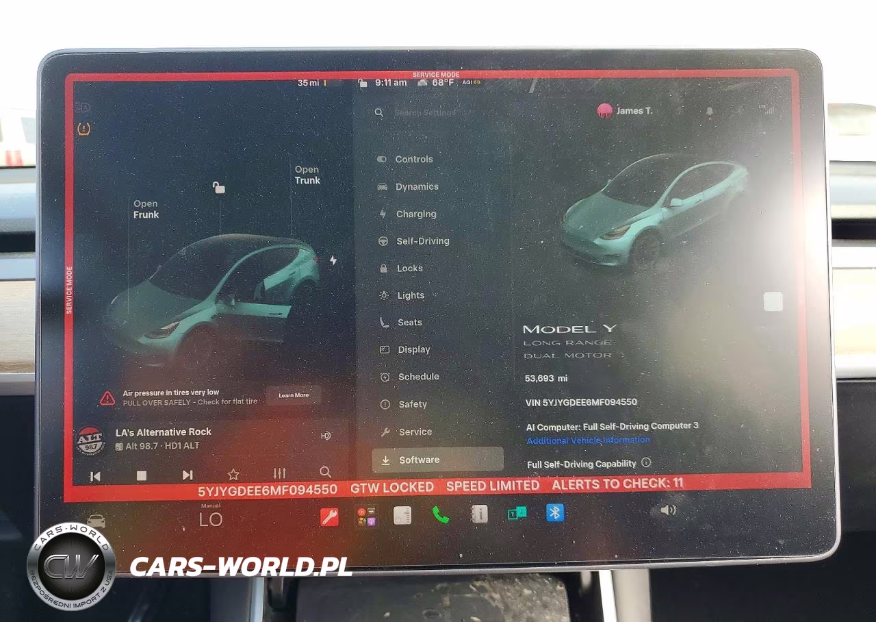2021 Tesla Model Y VIN:5YJYGDEE6MF094550 - 9
