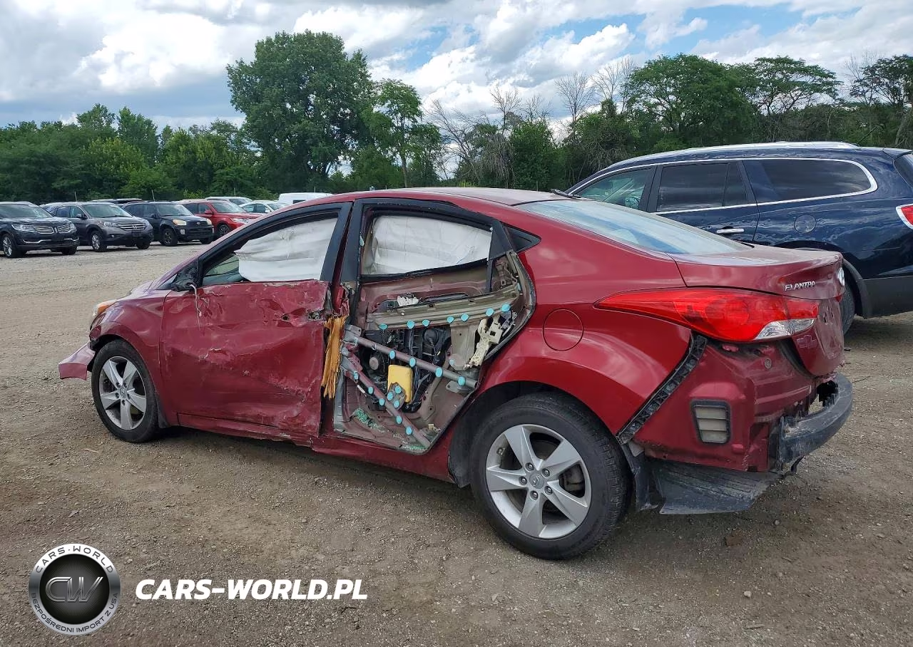 2013 Hyundai Elantra Gls VIN:5NPDH4AE5DH420213 - 2