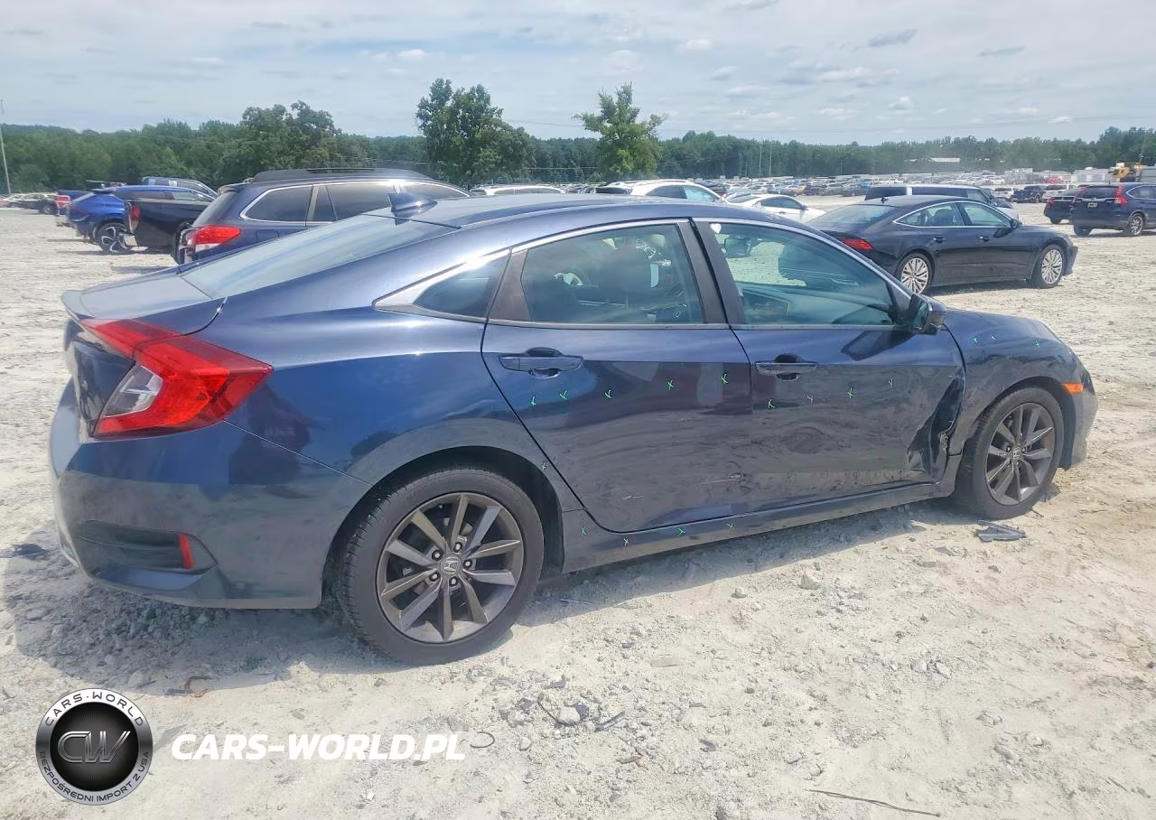 2020 Honda Civic Ex VIN:19XFC1F39LE216787 - 3
