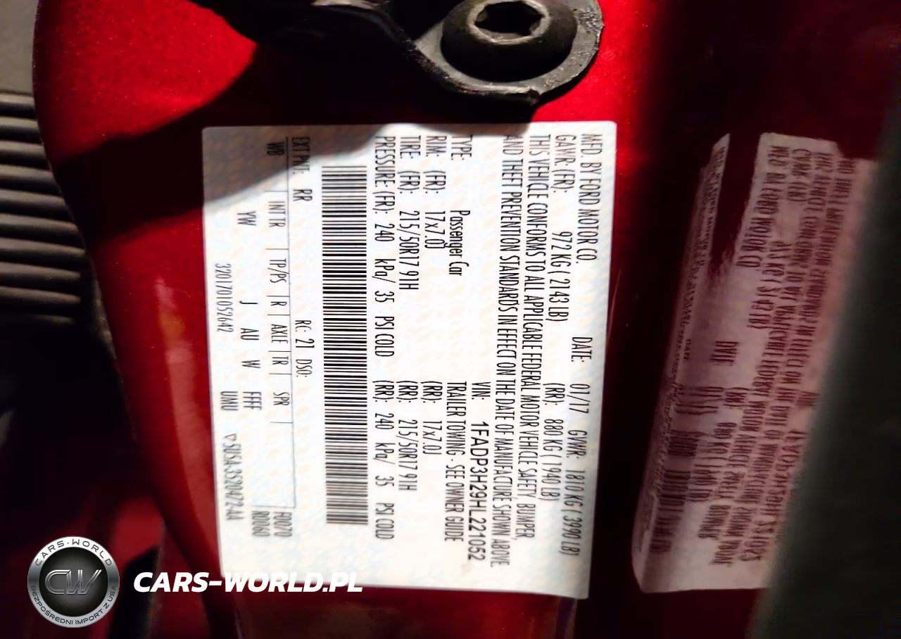2017 Ford Focus Sel VIN:1FADP3H29HL221052 - 12