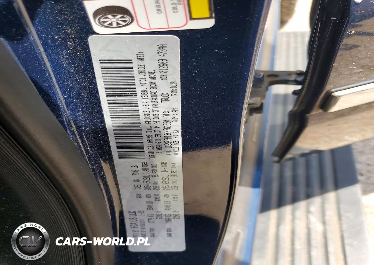 2019 Ram 1500 Limited VIN:1C6SRFHT3KN761960 - 12