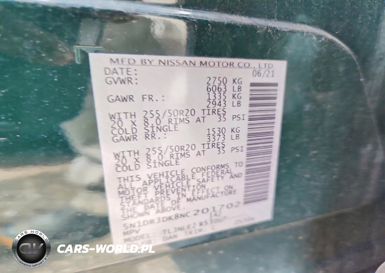 2022 Nissan Pathfinder Platinum VIN:5N1DR3DK8NC201702 - 12