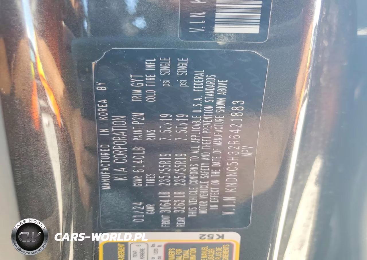 2024 Kia Carnival Ex VIN:KNDNC5H32R6421883 - 12