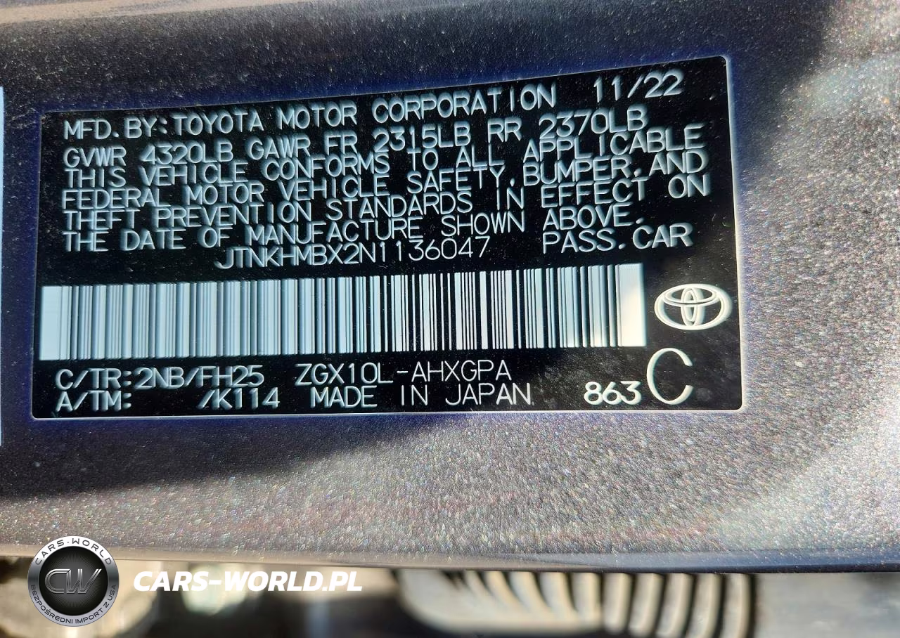 2022 Toyota C-Hr Nightshade VIN:JTNKHMBX2N1136047 - 13