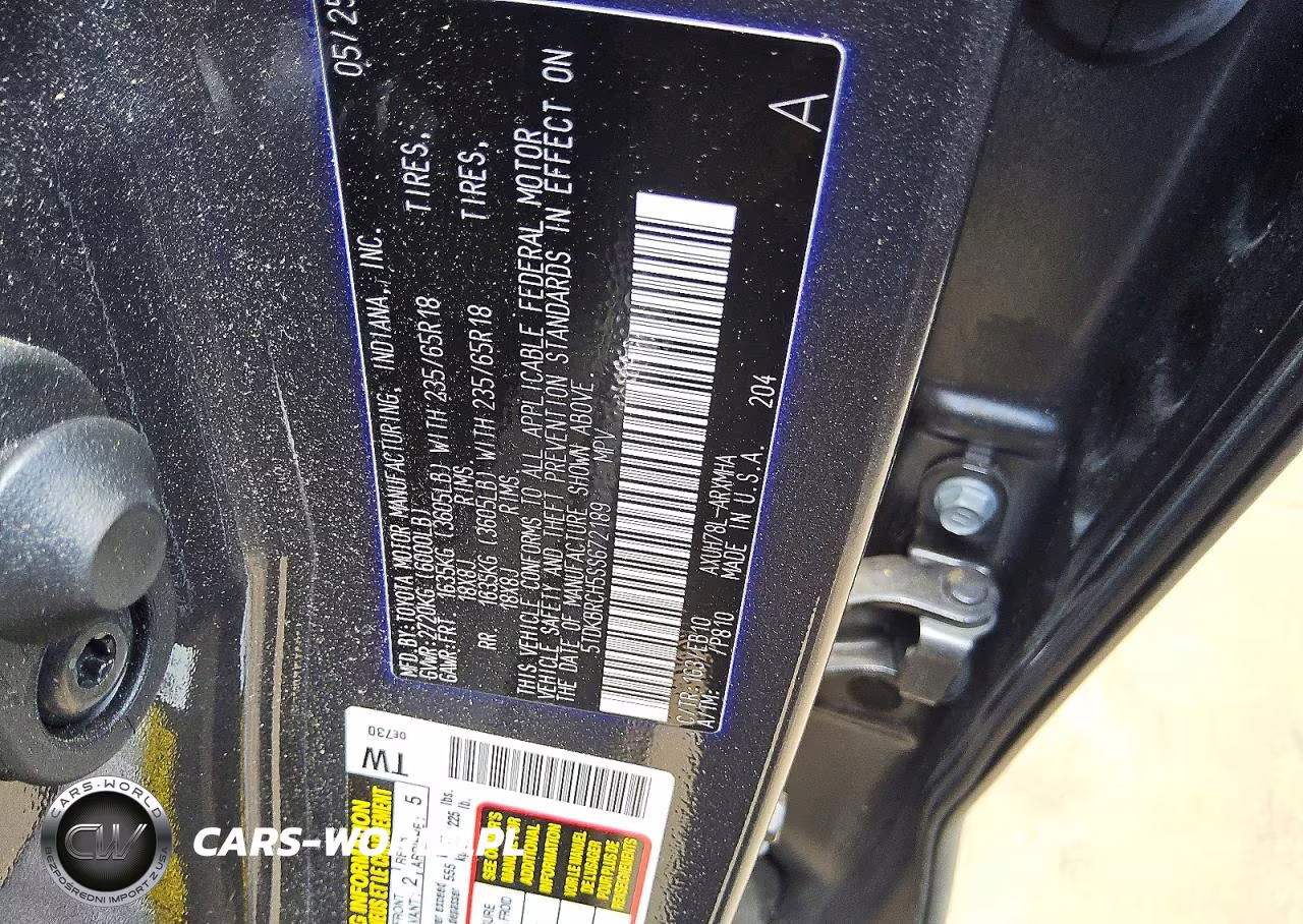 2025 Toyota Highlander Hybrid Xle VIN:5TDKBRCH5SS672189 - 13