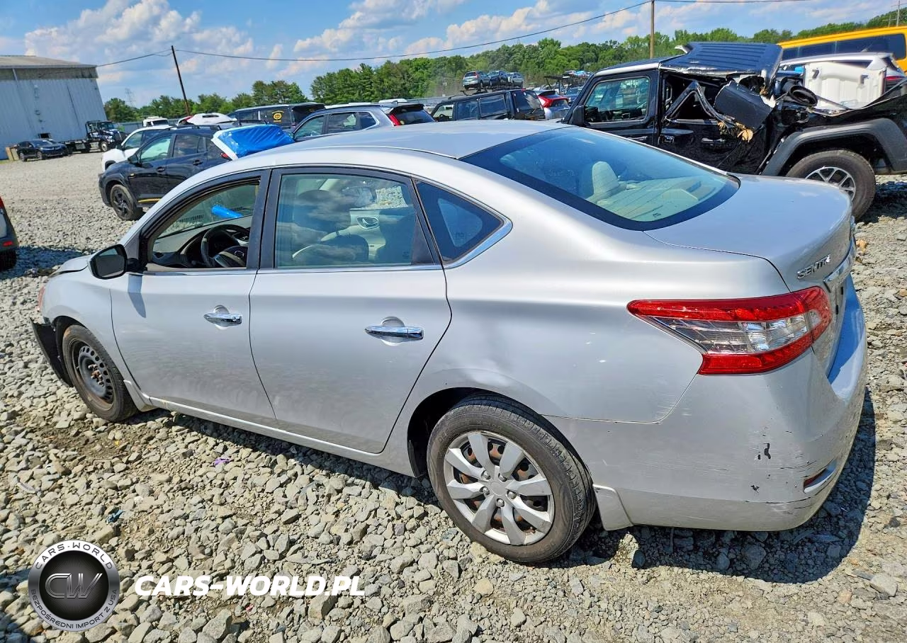 2013 Nissan Sentra S VIN:3N1AB7AP6DL798051 - 2