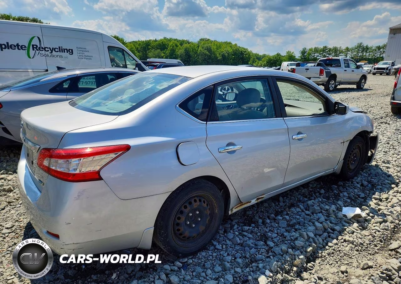 2013 Nissan Sentra S VIN:3N1AB7AP6DL798051 - 3