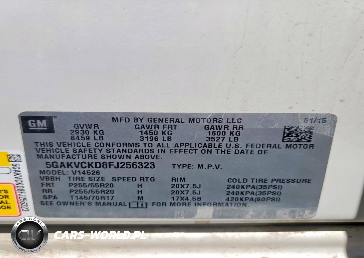 2015 Buick Enclave VIN:5GAKVCKD8FJ256323 - 13