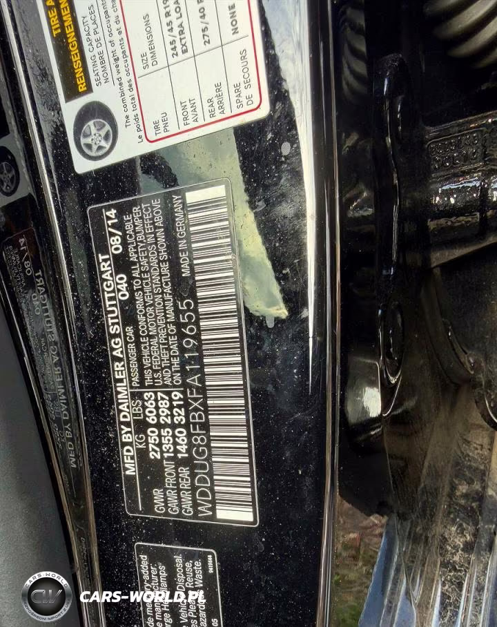 2015 Mercedes-Benz S 550 4Matic VIN:WDDUG8FBXFA119655 - 10