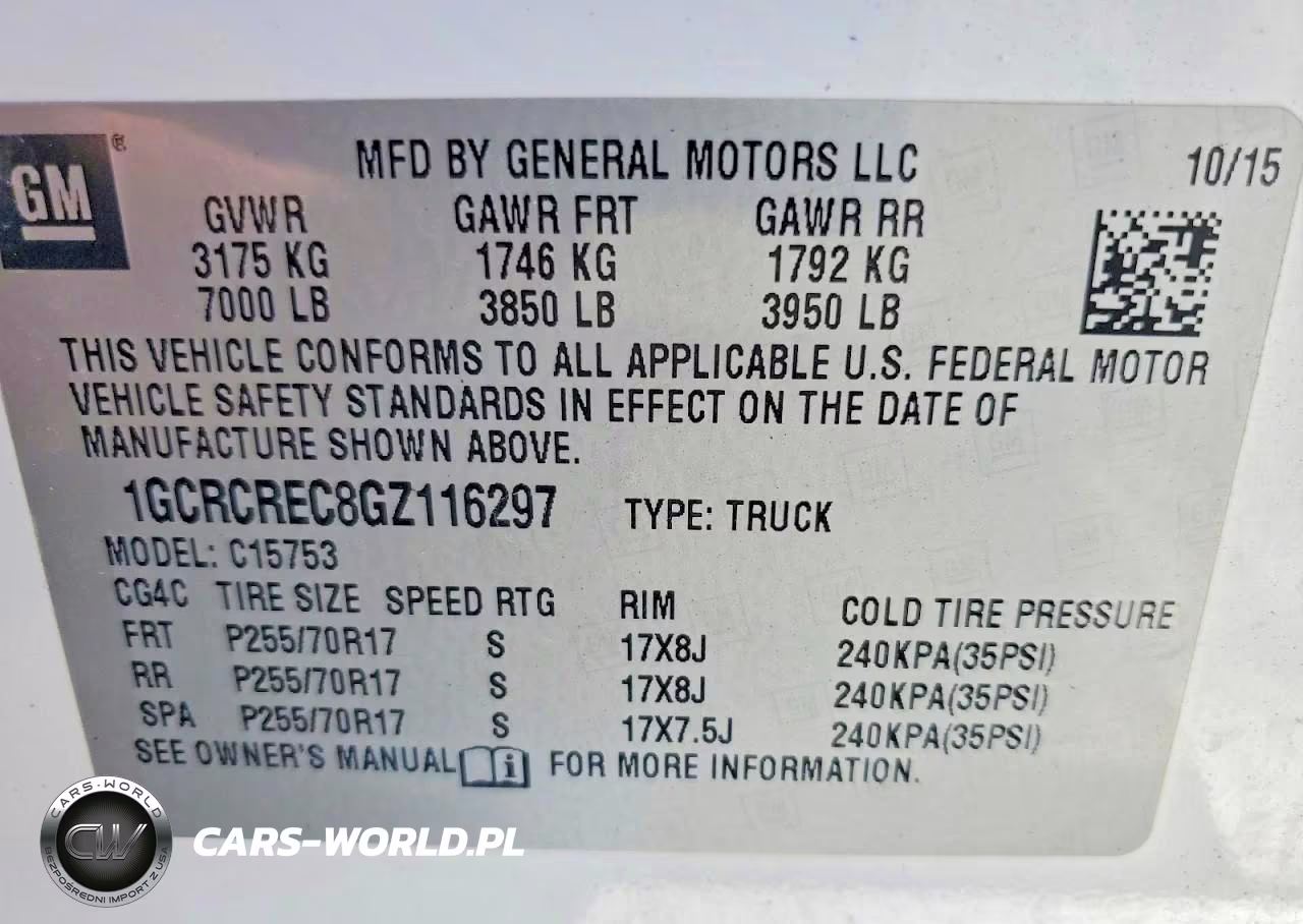 2016 Chevrolet Silverado C1500 Lt VIN:1GCRCREC8GZ116297 - 12