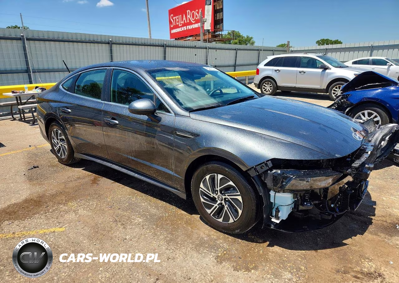 2026 Hyundai Sonata Hybrid Blue VIN:KMHL24JJ9TA164704 - 4