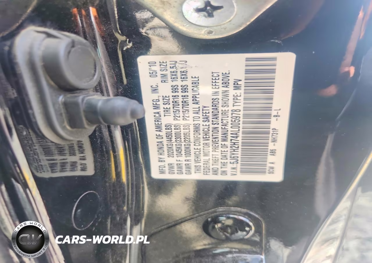 2010 Honda Element Ex VIN:5J6YH2H74AL005978 - 13