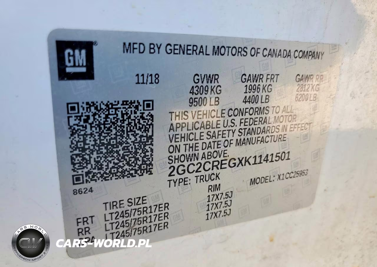 2019 Chevrolet Silverado C2500 Heavy Duty VIN:2GC2CREGXK1141501 - 12