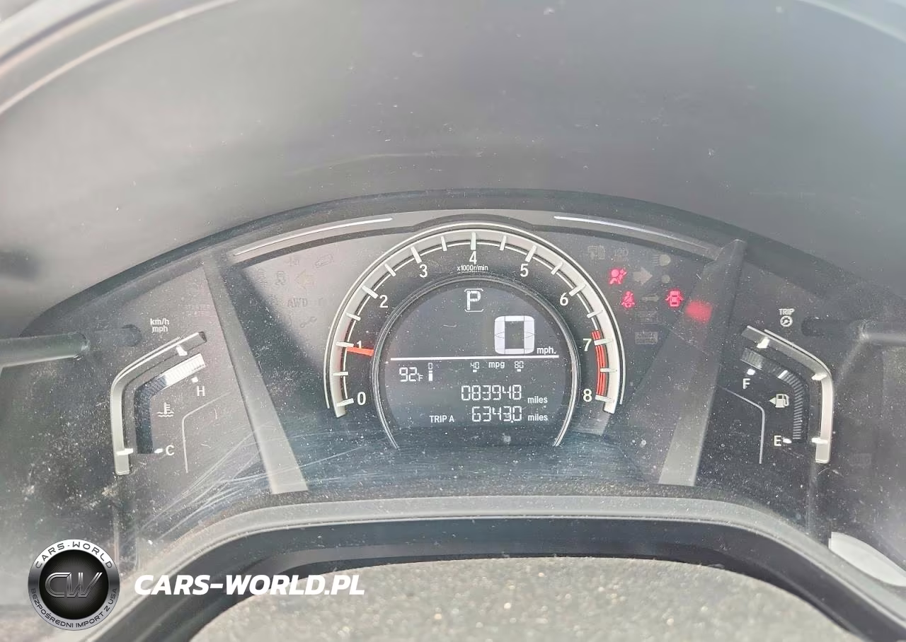 2017 Honda Cr-V Lx VIN:7FARW5H33HE009732 - 9