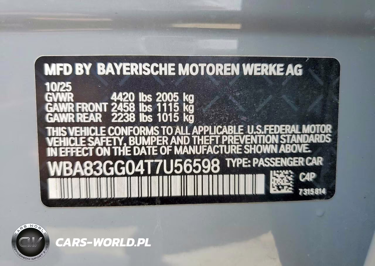 2026 B M W 2 Series 4D Sedan Gc 228 Msport VIN:WBA83GG04T7U56598 - 12