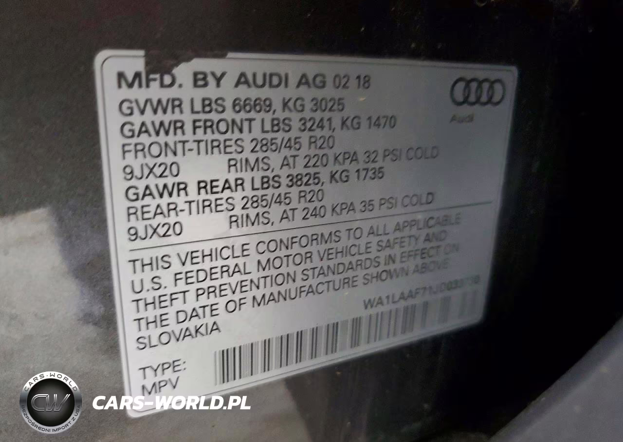 2018 Audi Q7 Premium Plus VIN:WA1LAAF71JD033730 - 13
