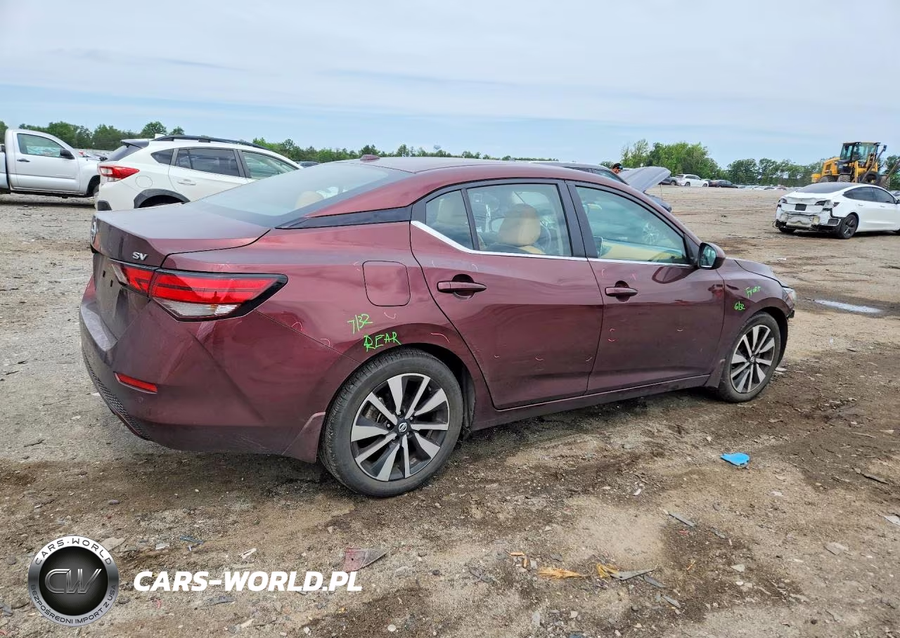 2022 Nissan Sentra Sv VIN:3N1AB8CV0NY275548 - 3
