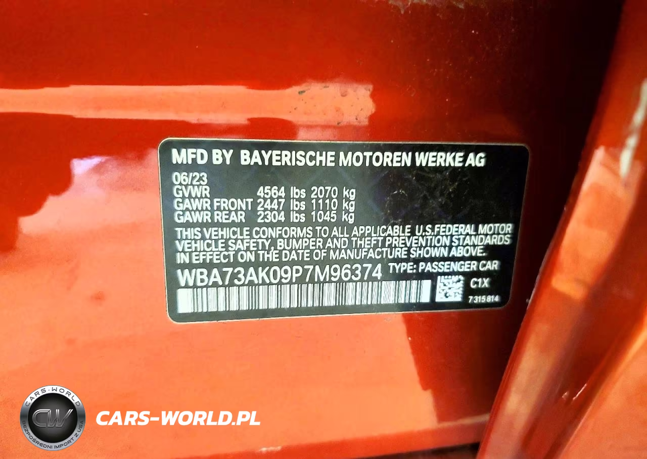 2023 BMW 228Xi VIN:WBA73AK09P7M96374 - 12