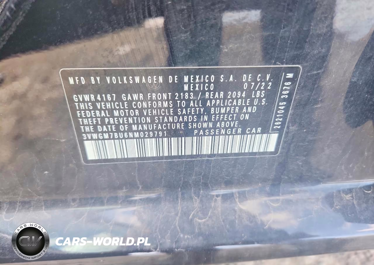 2022 Volkswagen Jetta Sel VIN:3VWGM7BU6NM029791 - 12
