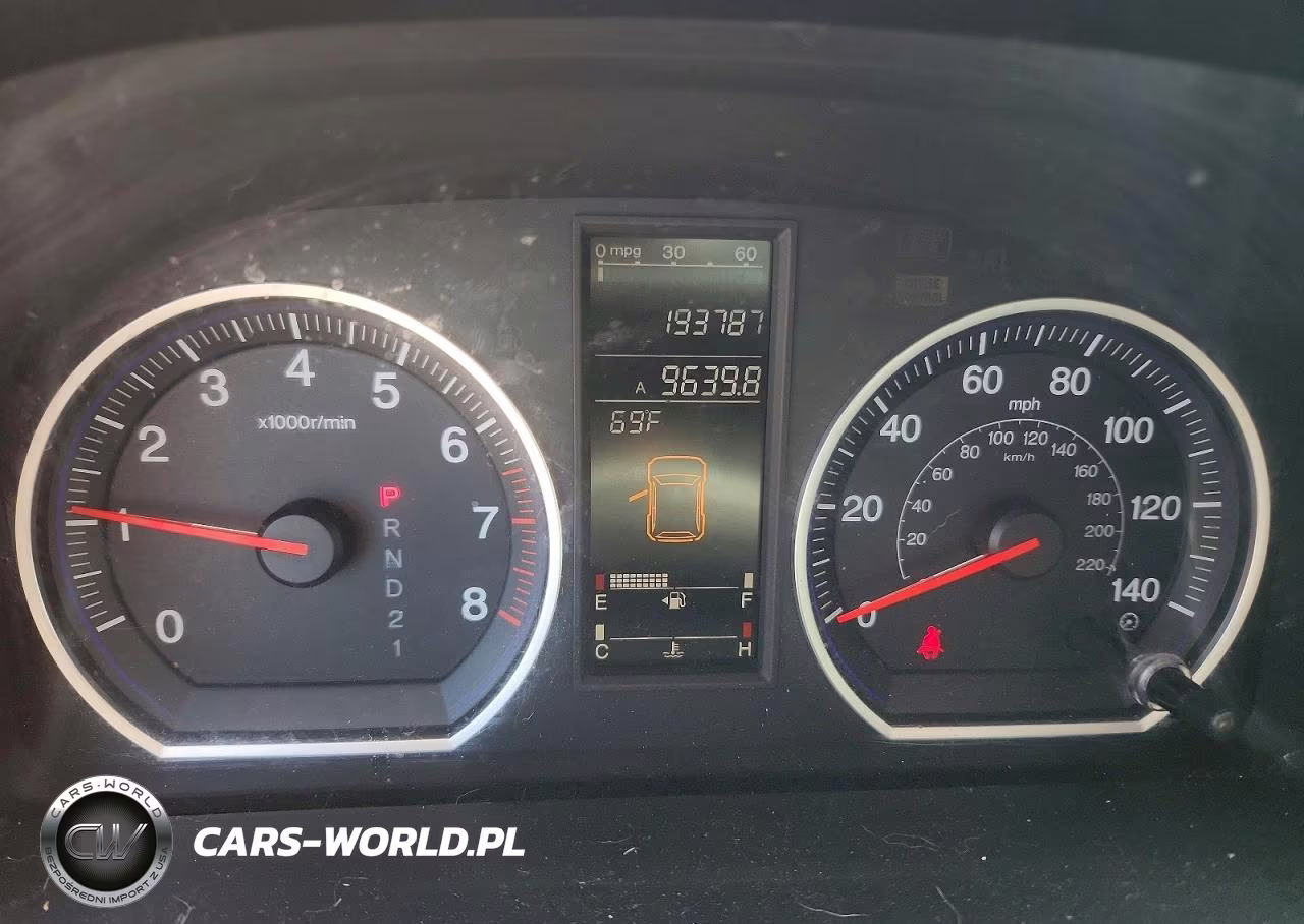 2009 Honda Cr-V Exl VIN:5J6RE48719L040840 - 9