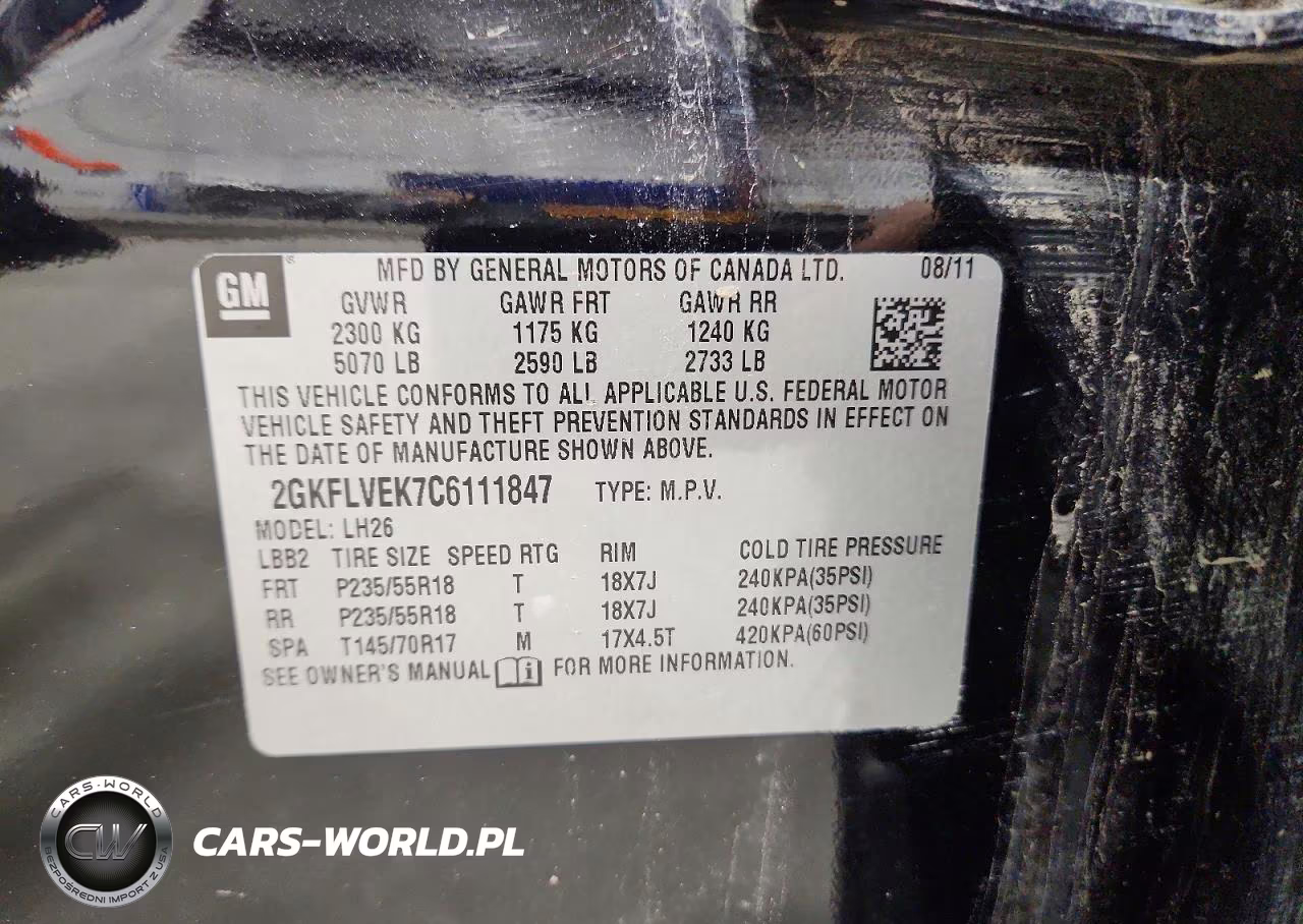 2012 GMC Terrain Slt VIN:2GKFLVEK7C6111847 - 13