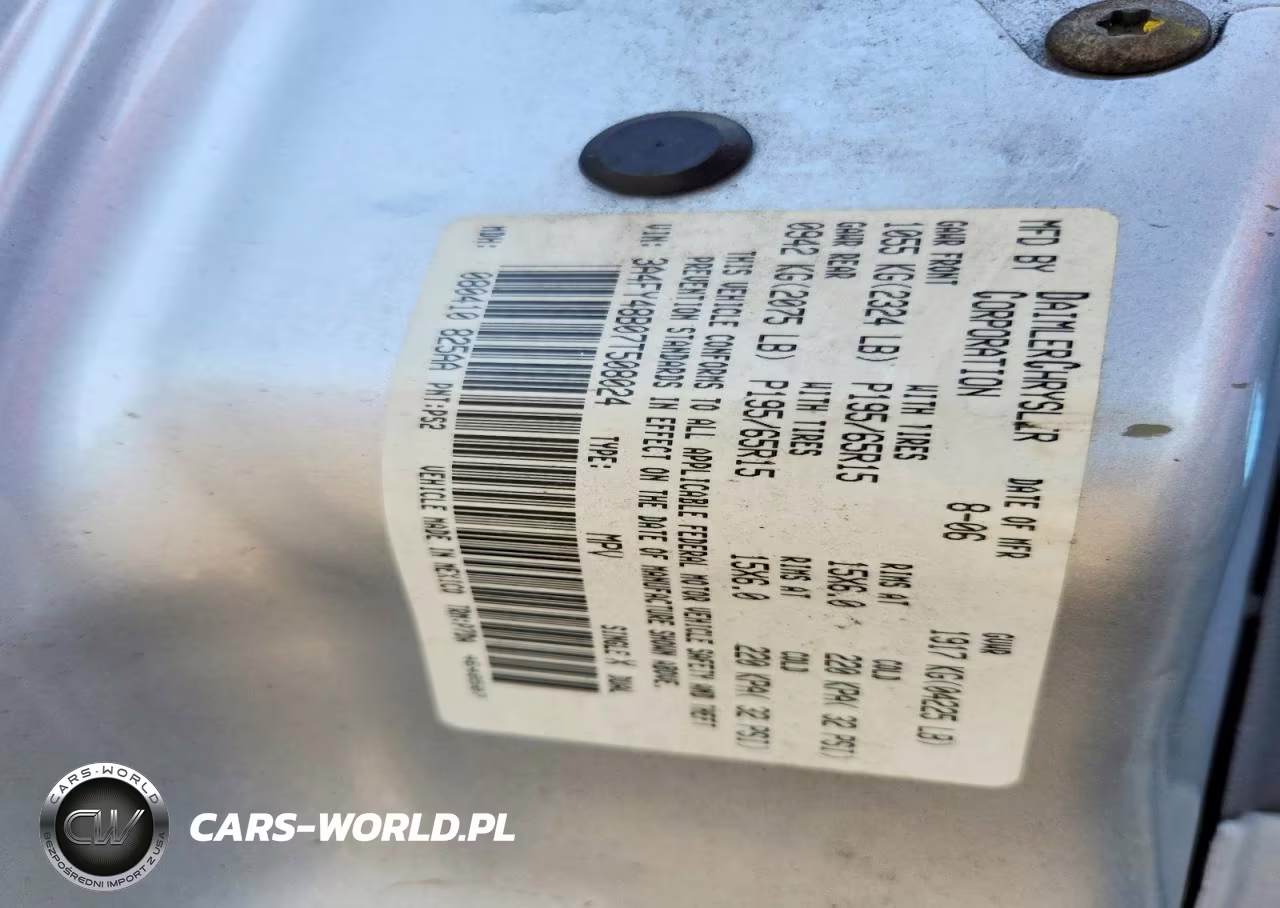 2007 Chrysler Pt Cruiser VIN:3A4FY48B07T508024 - 12