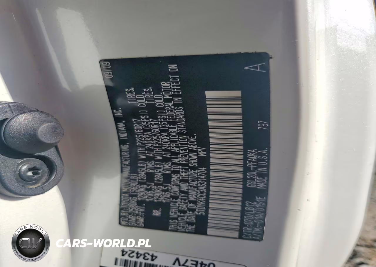 2010 Toyota Sienna Xle VIN:5TDYK4CC3AS314704 - 13