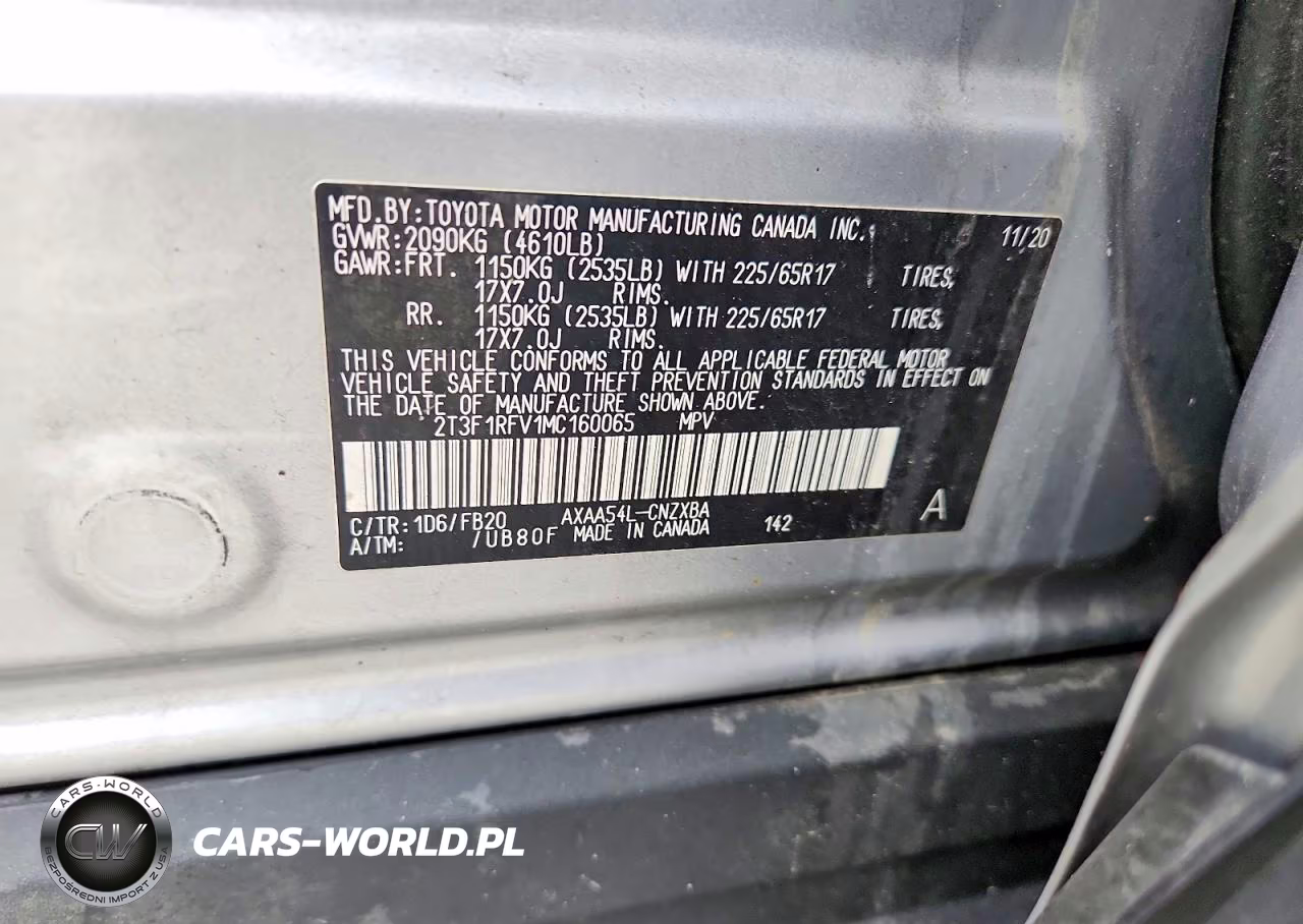 2021 Toyota Rav4 Le VIN:2T3F1RFV1MC160065 - 13