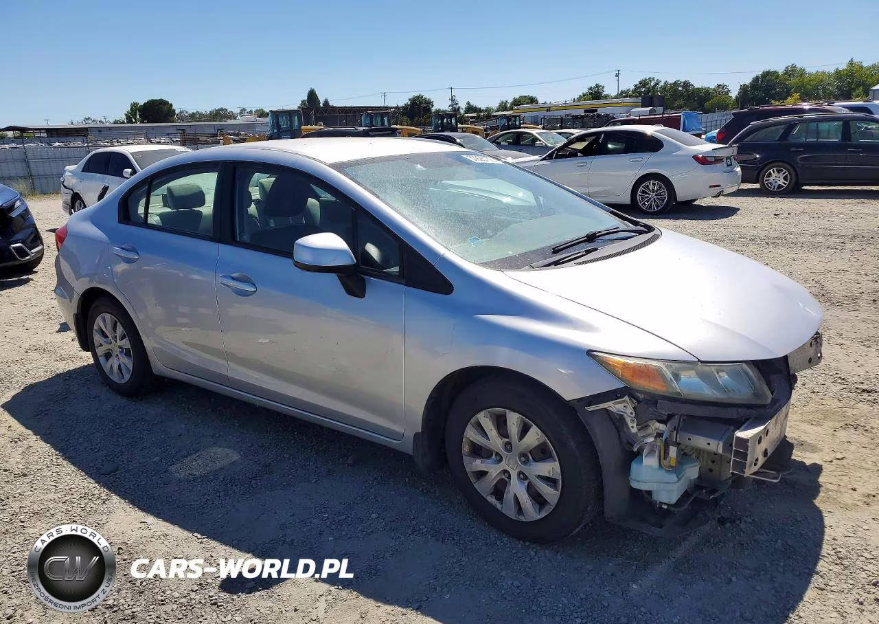 2012 Honda Civic Lx VIN:19XFB2F54CE337480 - 4