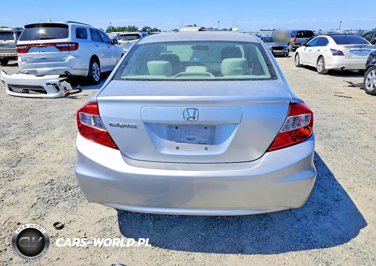2012 Honda Civic Lx VIN:19XFB2F54CE337480 - 6