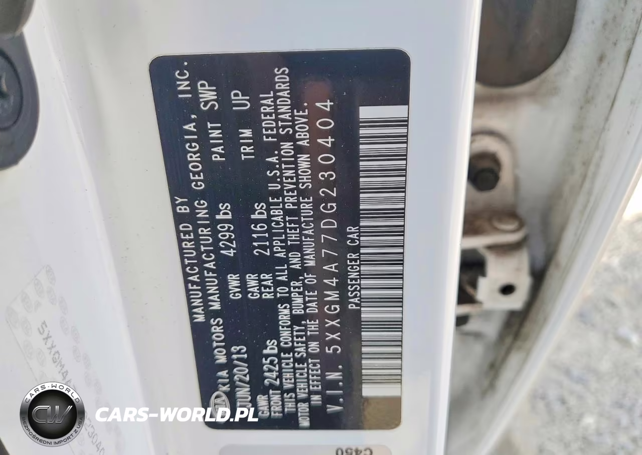 2013 Kia Optima Lx VIN:5XXGM4A77DG230404 - 12