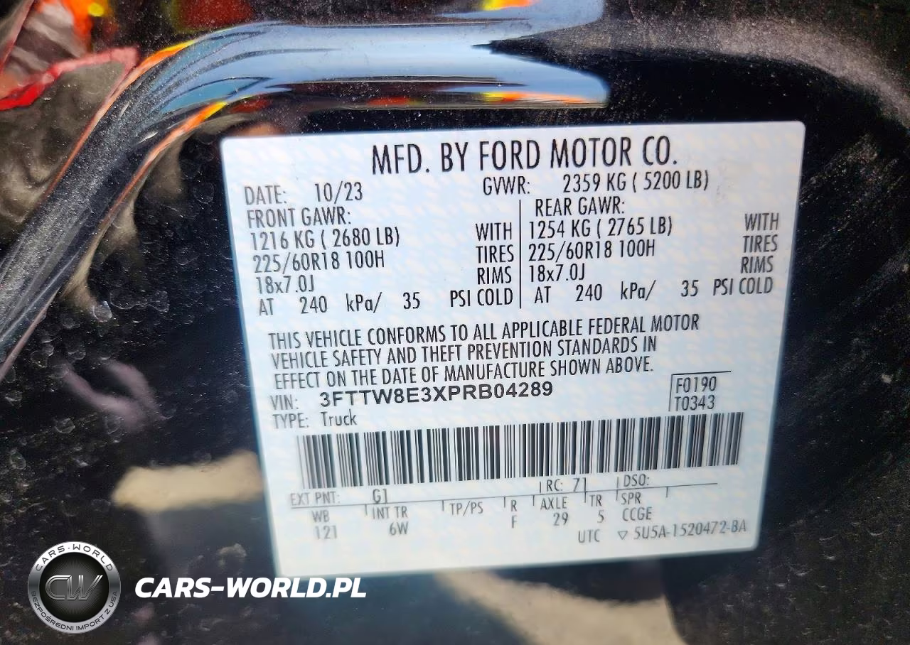 2023 Ford Maverick Xl VIN:3FTTW8E3XPRB04289 - 12