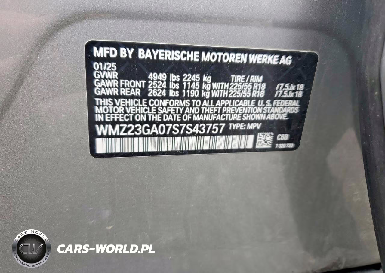2025 Mini Countryman S All4 VIN:WMZ23GA07S7S43757 - 12