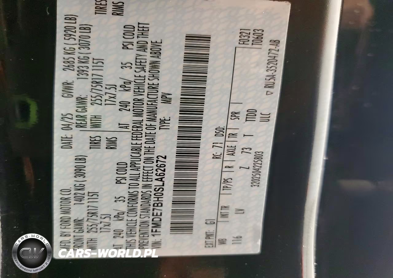 2025 Ford Bronco Big Bend VIN:1FMDE7BH0SLA62672 - 13