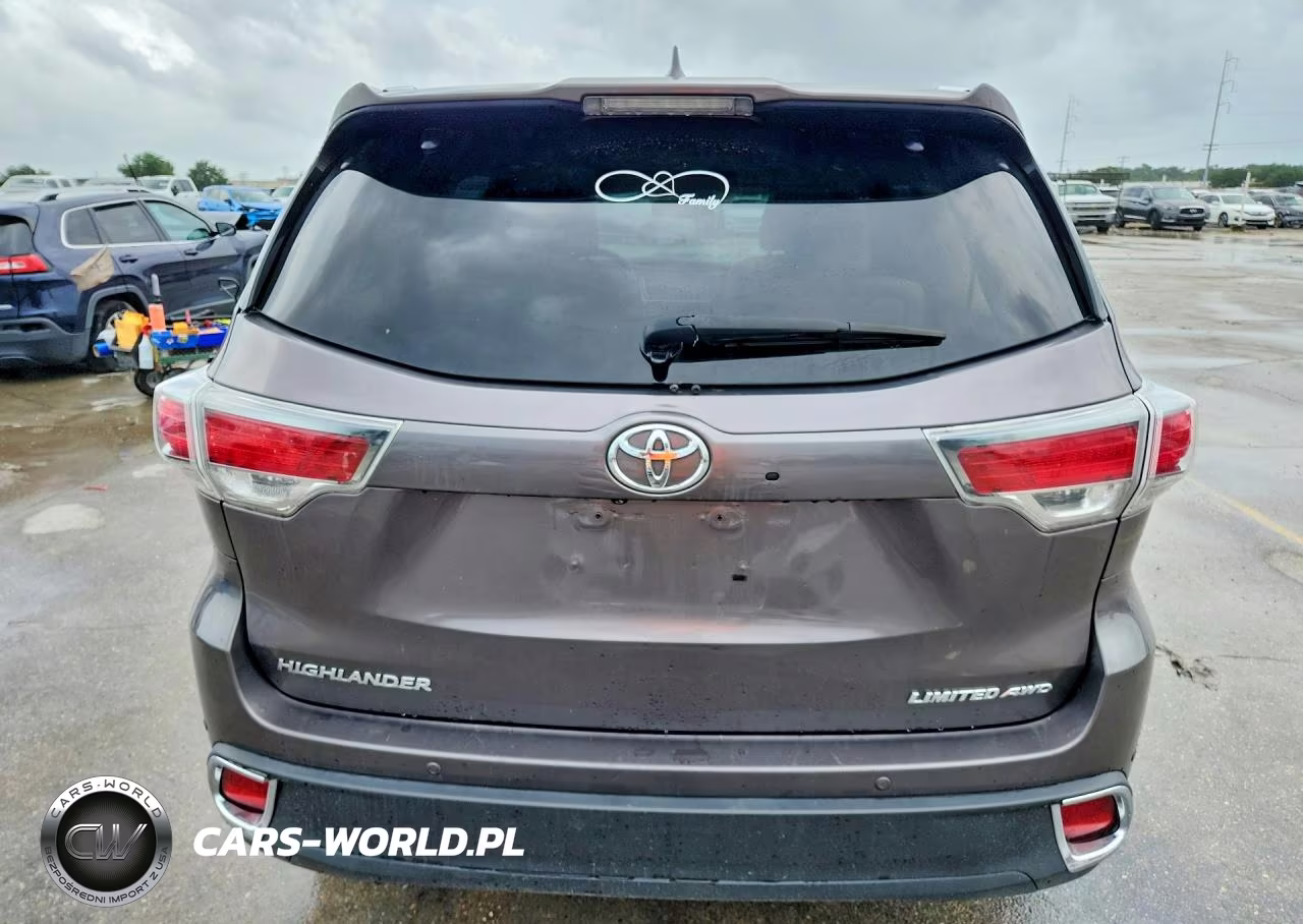 2015 Toyota Highlander Limited Platinum VIN:5TDDKRFHXFS141015 - 6