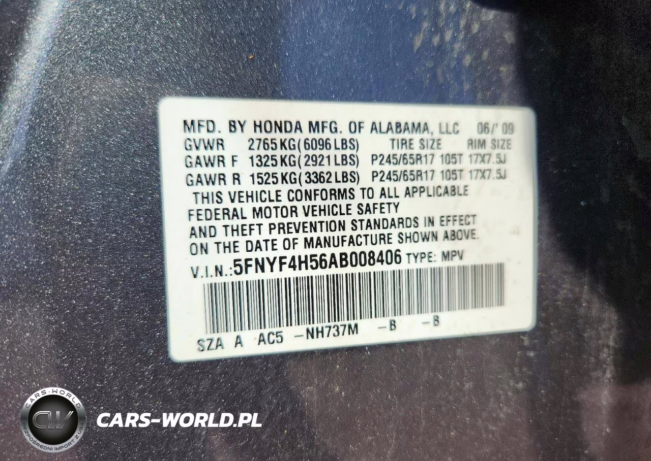 2010 Honda Pilot Exl VIN:5FNYF4H56AB008406 - 13