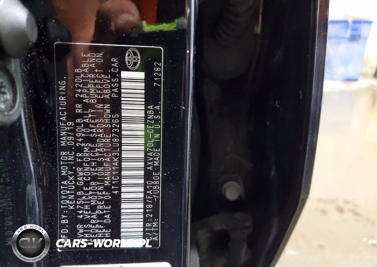 2020 Toyota Camry Le VIN:4T1C11AK3LU873265 - 13