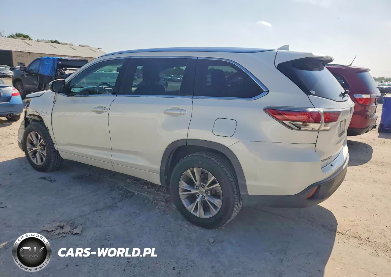 2014 Toyota Highlander Xle VIN:5TDKKRFH6ES030368 - 2