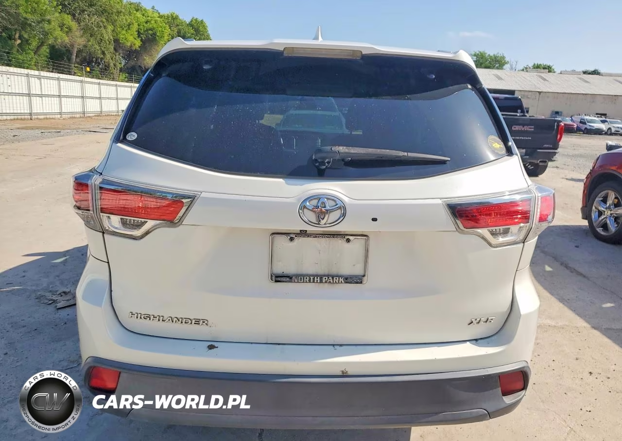 2014 Toyota Highlander Xle VIN:5TDKKRFH6ES030368 - 6