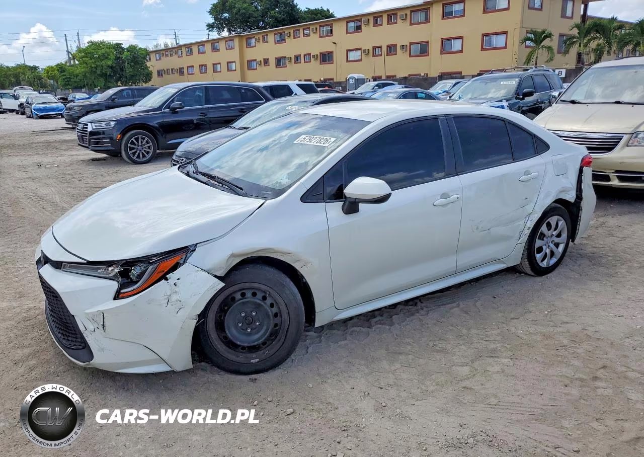 2020 Toyota Corolla Le VIN:JTDEPRAE7LJ049419 - 1