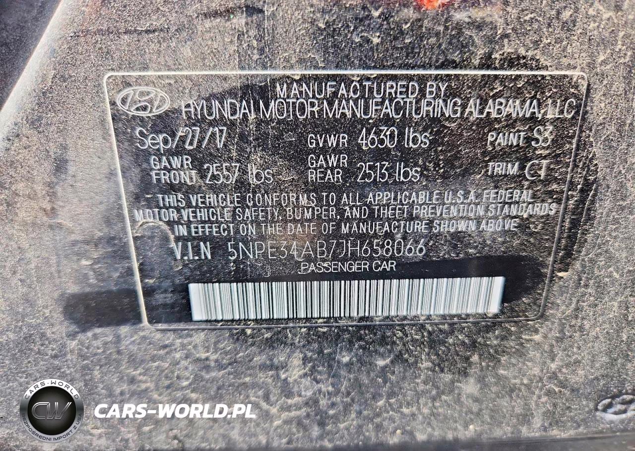 2018 Hyundai Sonata Sport 2.0T VIN:5NPE34AB7JH658066 - 12