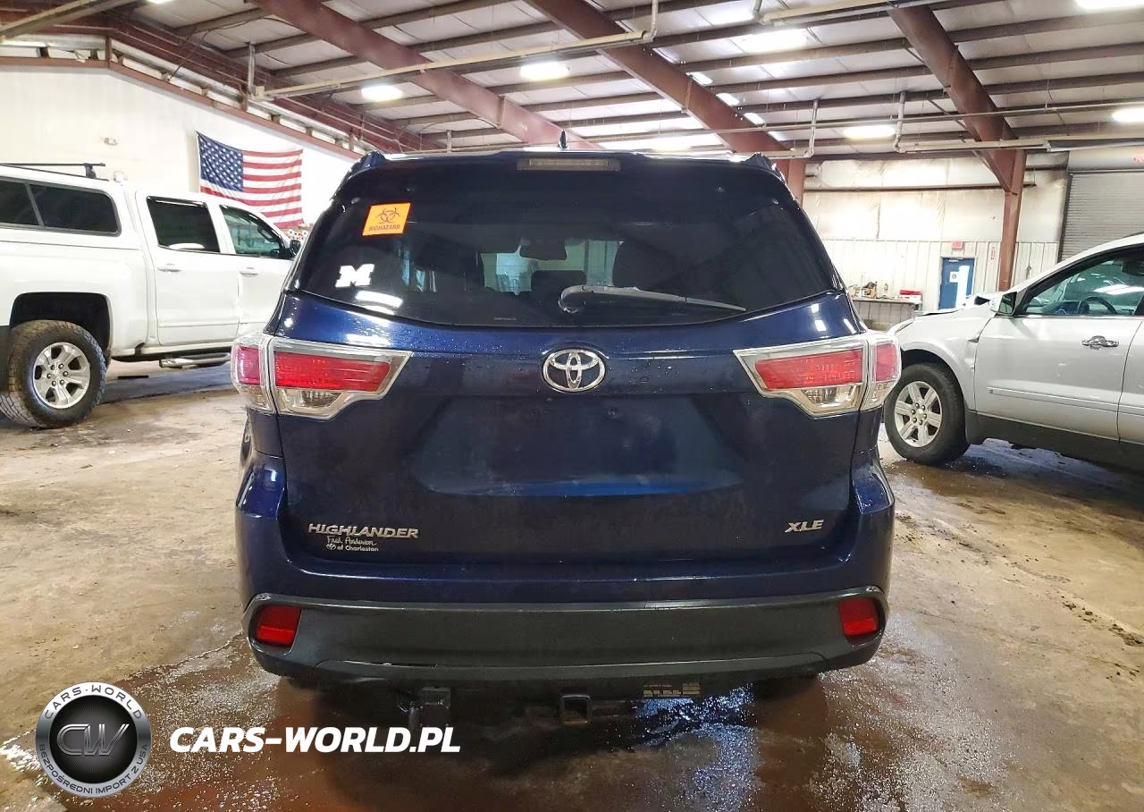 2015 Toyota Highlander Xle VIN:5TDKKRFH3FS072529 - 6