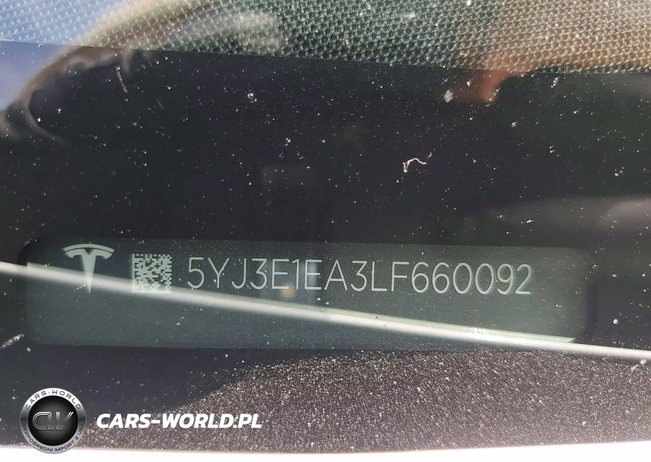2020 Tesla Model 3 VIN:5YJ3E1EA3LF660092 - 12