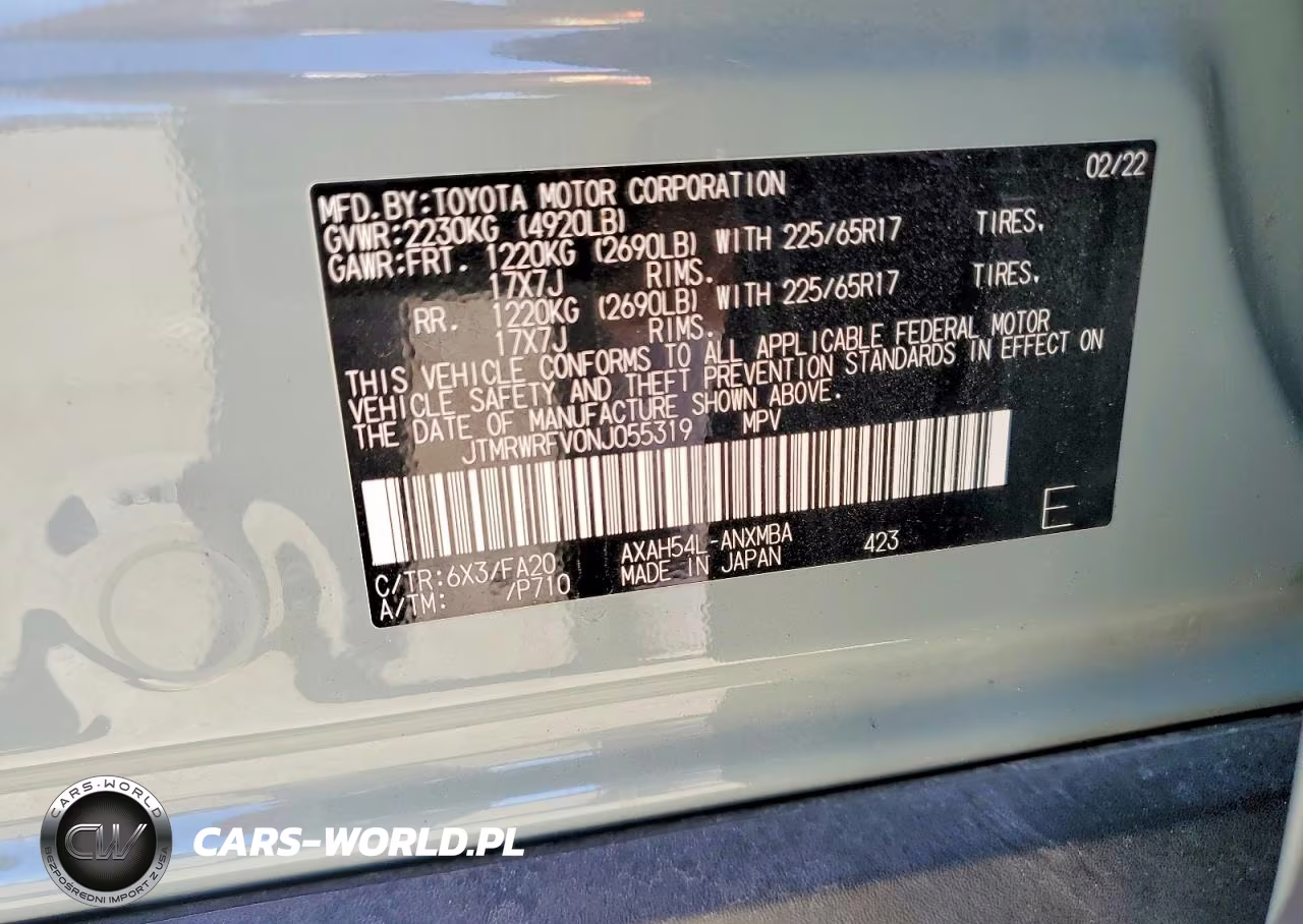 2022 Toyota Rav4 Hybrid Xle VIN:JTMRWRFV0NJ055319 - 13