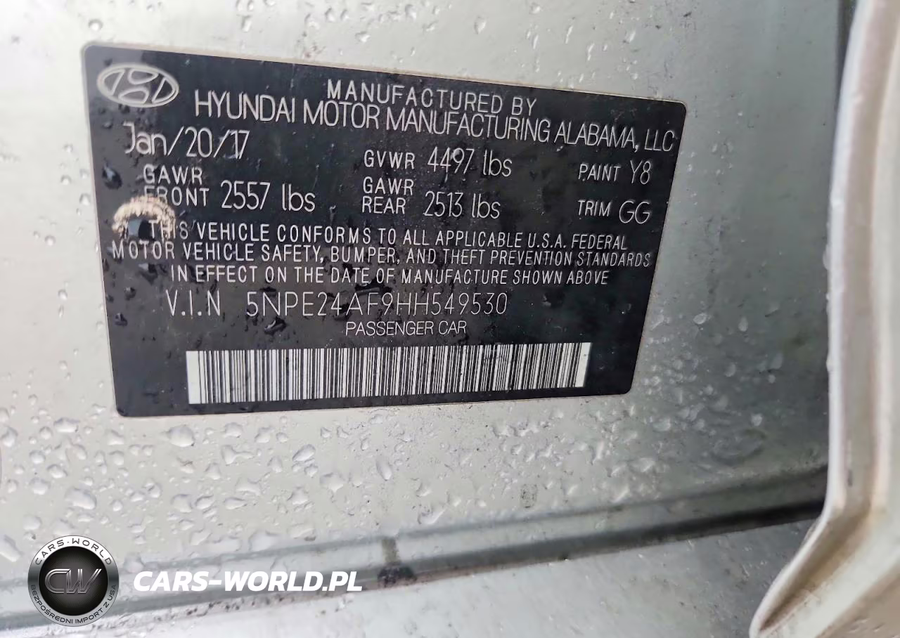 2017 Hyundai Sonata Se VIN:5NPE24AF9HH549530 - 13